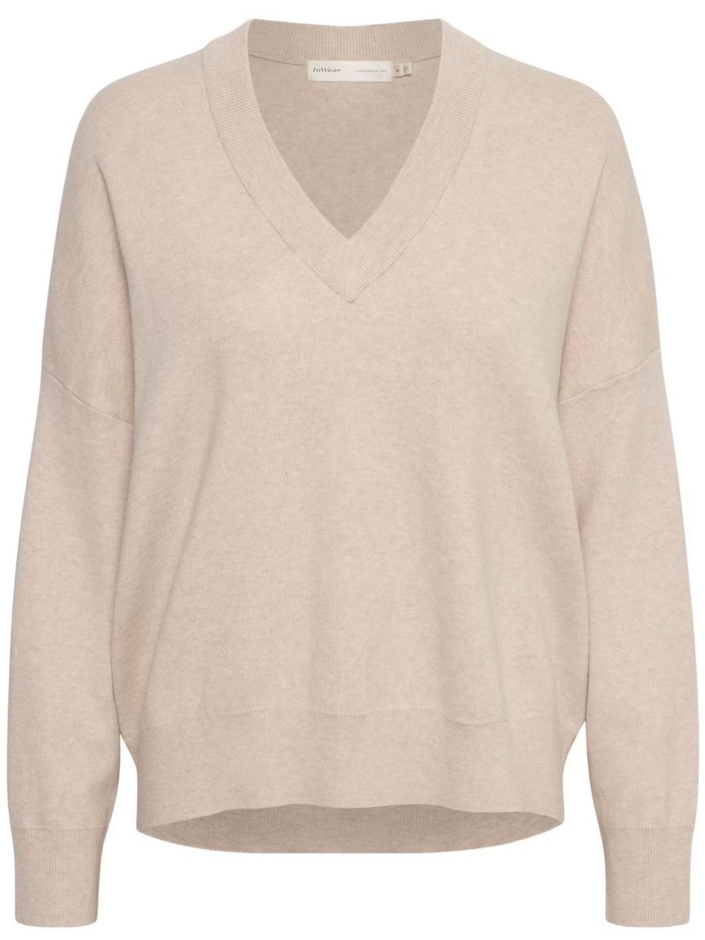 Inwear Oatmeal VNeck Sweater